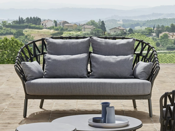 EMMA CROSS - 2 seater acrylic garden sofa by Varaschin - view 2