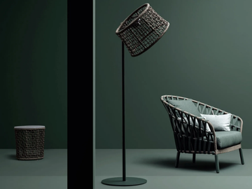 EMMA - LED adjustable synthetic fibre floor lamp by Varaschin - view 3