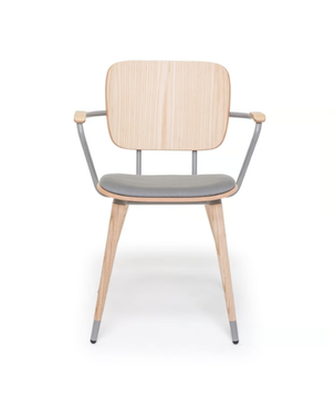 ABC - Ash chair with armrests by Vergés - view 3