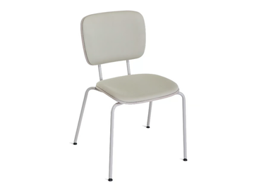 ABC - Stackable metal chair with integrated cushion by Vergés - view 2