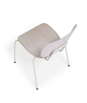 ABC - Stackable metal chair with integrated cushion by Vergés - view 3