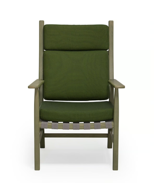 MEDITERRÁNEA - Beech armchair with armrests by Vergés - view 3