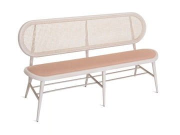 BERNARDES - Beech bench with back by Vergés - view 2