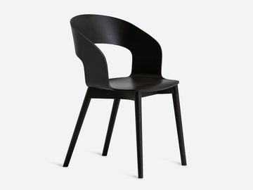 GOOSE - Ash chair with armrests by Vergés - view 2