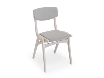 GLÖWR - Beech chair with integrated cushion by Vergés - view 2