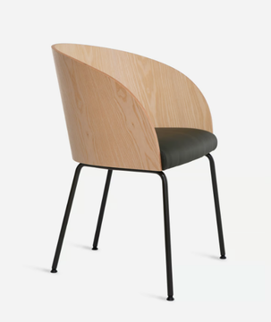 CISTELL ORIGINAL - Ash chair with metal armrests and legs by Vergés - view 3