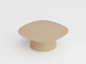 CONIC - Square wooden coffee table by Vergés - view 2