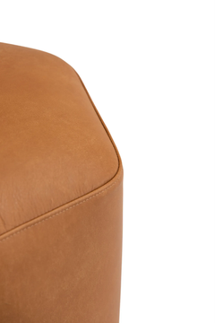 ATAY - Leather pouf for contract by Vergés - view 3