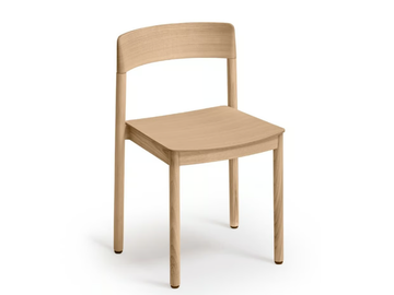 NELA - Stackable ash chair by Vergés - view 2