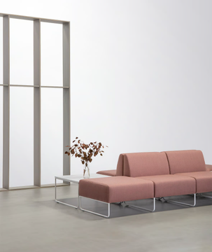 DULA - Modular square fabric pouf by Vergés - view 3