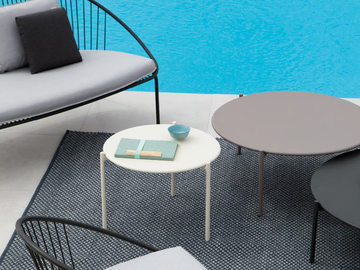 ARIA - Round aluminium coffee table by Vermobil - view 3