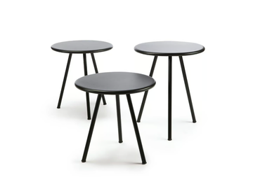 DAISY - Round metal garden side table by Vermobil - view 2