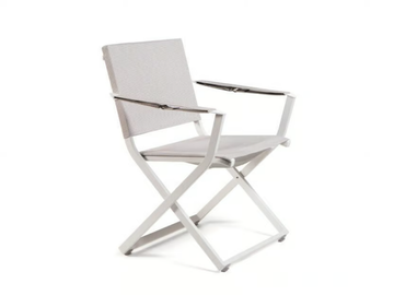 FELLINI - Chair in aluminum and Texplast folding by Vermobil - view 2