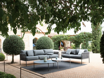 KEY WEST - 2 seater fabric garden sofa by Vermobil - view 3