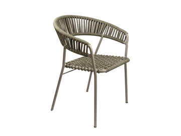 KEY WEST - Rope and metal chair with armrests by Vermobil - view 2