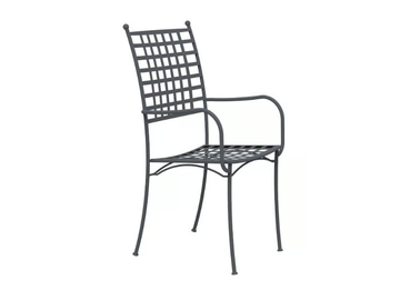 TOSCA - Stackable metal garden chair with armrests by Vermobil - view 2