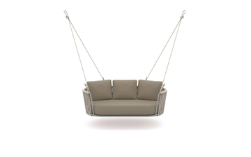 DAISY ROPE - 2 Seater fabric garden hanging chair by Vermobil - view 3