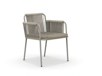 KEY WEST - Rope and metal chair with armrests by Vermobil - view 2