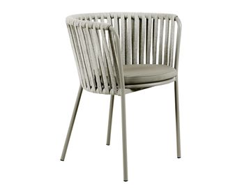 DAISY ROPE - Rope garden chair with armrests by Vermobil - view 2