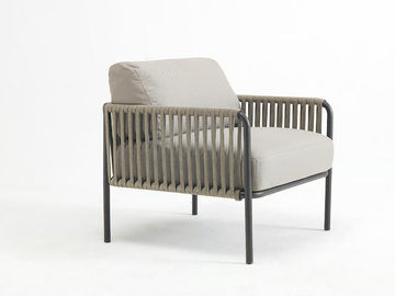 KEY WEST - Acrylic garden armchair with armrests by Vermobil - view 2