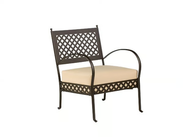 SPRINGTIME - Metal garden armchair with armrests by Vermobil - view 2
