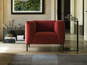 FOLD - Fabric armchair with removable cover with armrests by Verzelloni - view 3