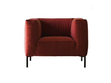 FOLD - Fabric armchair with removable cover with armrests by Verzelloni - view 2
