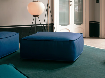 NOE - Fabric pouf with removable lining by Verzelloni - view 2