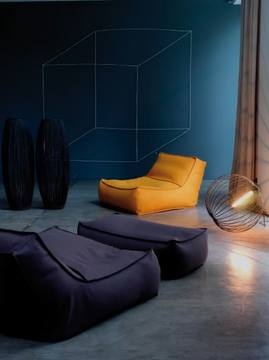 ZOE - Rectangular fabric pouf by Verzelloni - view 3