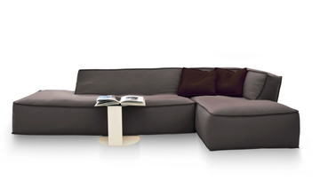 NOE - Sectional fabric sofa with removable cover by Verzelloni - view 3