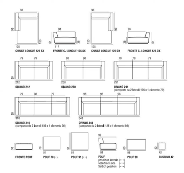 ELLIOT - Sectional leather sofa with removable cover by Verzelloni - view 3