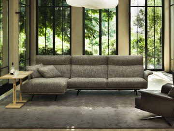 NILSON - 3 seater fabric sofa with headrest by Verzelloni - view 2