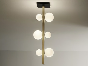 ICS - LED aluminium ceiling lamp by Vesoi - view 2