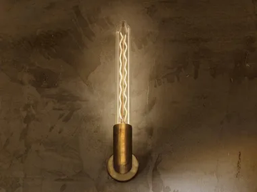 FUSE - LED glass and steel wall lamp by Vesoi - view 2