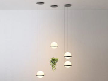 PALMA - LED blown glass pendant lamp by Vibia - view 2