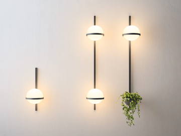 PALMA - LED blown glass wall lamp by Vibia - view 2