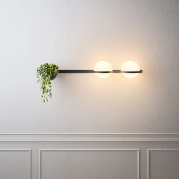 PALMA - LED blown glass wall lamp by Vibia - view 3