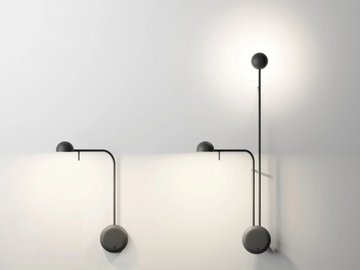 PIN - LED adjustable wall lamp by Vibia - view 2
