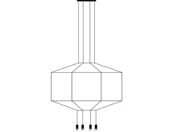 WIREFLOW 0299 / 0399 - LED aluminium pendant lamp by Vibia - view 2