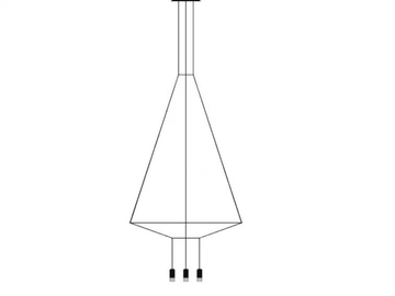 WIREFLOW 0304 / 0404 - LED aluminium pendant lamp by Vibia - view 2