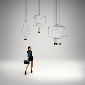 WIREFLOW 0306 / 0406 - LED aluminium pendant lamp by Vibia - view 3