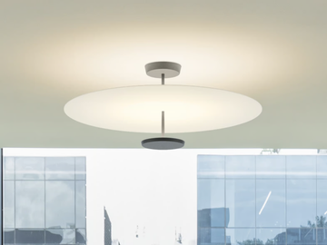 FLAT 5926 - LED metal ceiling lamp by Vibia - view 2