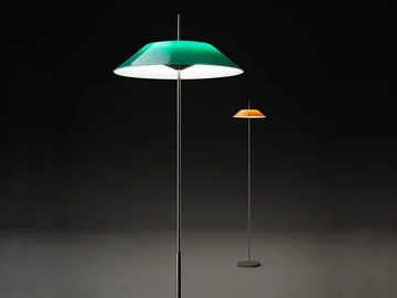 MAYFAIR - LED floor lamp with dimmer by Vibia - view 2