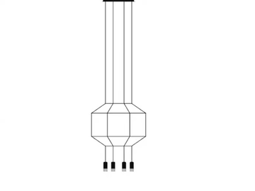 WIREFLOW 0302 / 0402 - LED aluminium pendant lamp by Vibia - view 2
