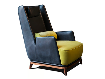 430 OPERA - High-back leather or fabric armchair with armrests by Vibieffe - view 2