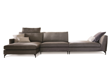 525 NORDIC - Sectional fabric or leather sofa by Vibieffe - view 2