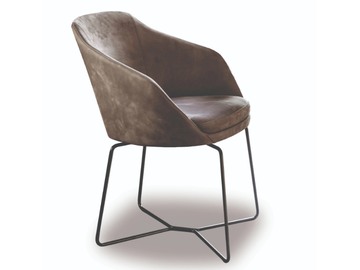 9400 RIBBON - Fabric or letaher chair with armrests by Vibieffe - view 2