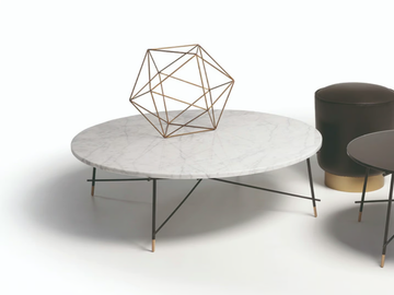 9425 CROSS - Marble coffee table for living room by Vibieffe - view 2