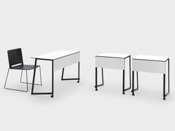 ARES - Rectangular wooden contract table by Viganò - view 3