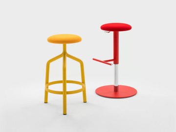 JOE UP - Height-adjustable fabric office stool by Viganò - view 3